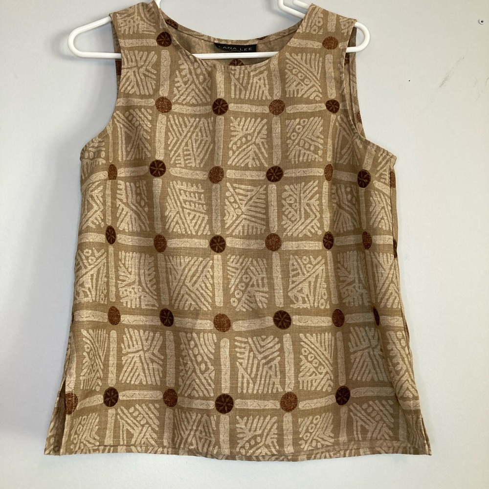 Vintage 90s neutral tribal tank
